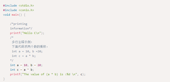 C语言快速注释