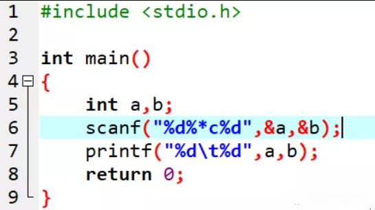 关于C语言中scanf()的用法